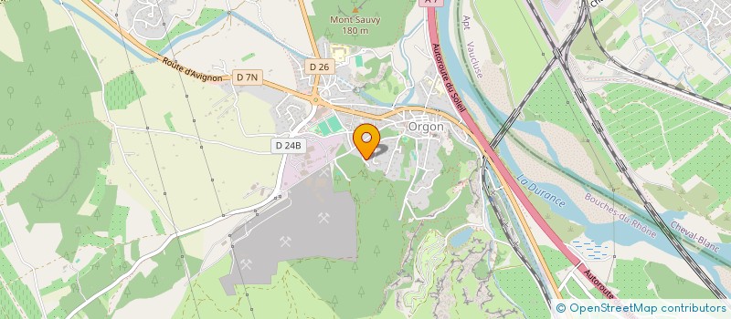 localisation de l'entreprise MONSIEUR JEROME BRANCHU  ORGON