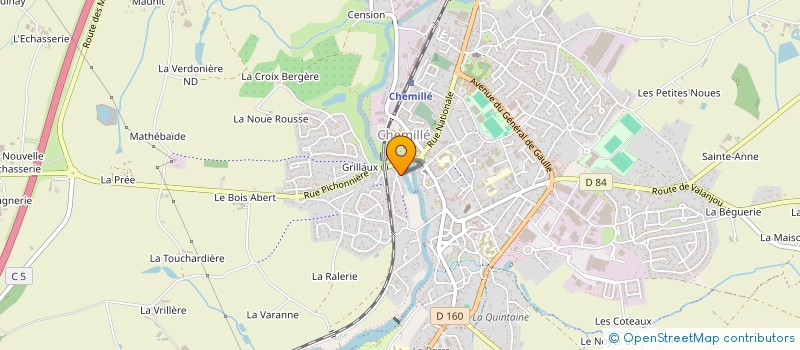 localisation de l'entreprise MONSIEUR JEROME BRAUD  CHEMILLE-EN-ANJOU