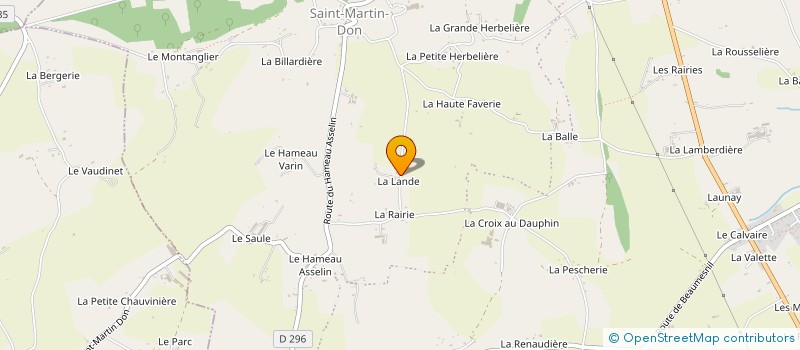 localisation de l'entreprise MONSIEUR JEROME BRAYE  SOULEUVRE EN BOCAGE