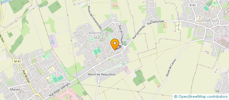 localisation de l'entreprise MONSIEUR JEROME BREHON  ALLENNES-LES-MARAIS