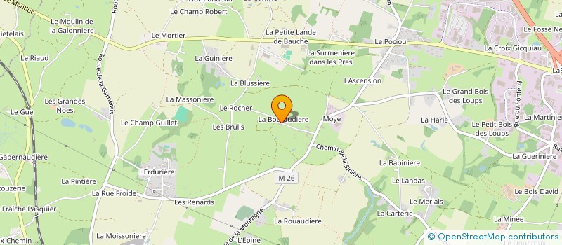 localisation de l'entreprise MONSIEUR JEROME BRENUGAT à COUERON