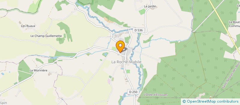 localisation de l'entreprise MONSIEUR JEROME BRETEAU à LA ROCHE-MABILE