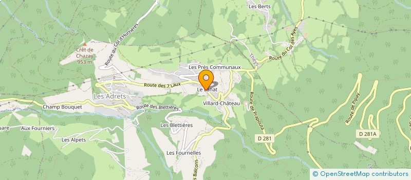 localisation de l'entreprise MONSIEUR JEROME BRETON à LES ADRETS