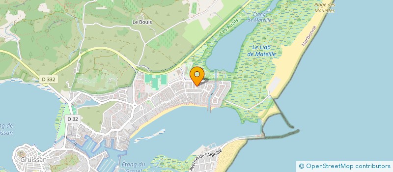 localisation de l'entreprise MONSIEUR JEROME BRETON à GRUISSAN