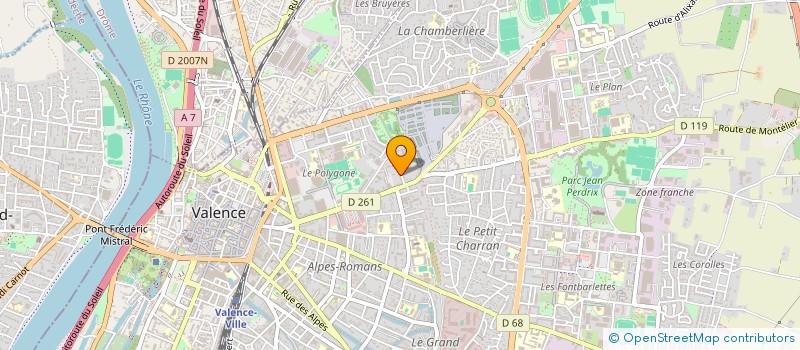 localisation de l'entreprise MONSIEUR JEROME BRETON à VALENCE