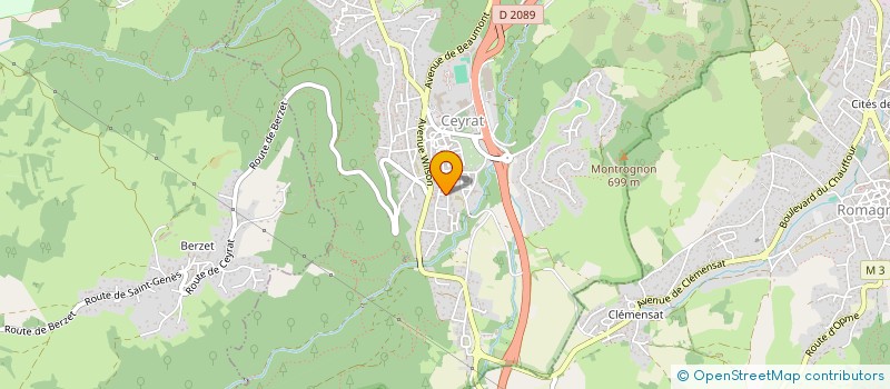 localisation de l'entreprise MONSIEUR JEROME BREUIL  CEYRAT