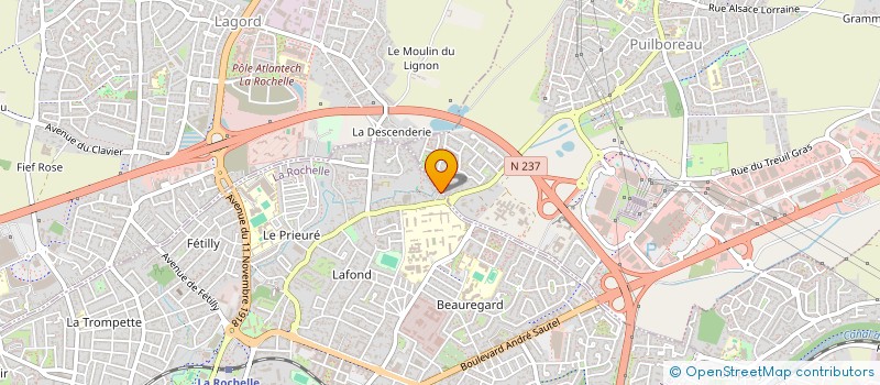 localisation de l'entreprise MONSIEUR JEROME BRIANT  LA ROCHELLE