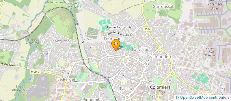 localisation de l'entreprise MONSIEUR JEROME BRIOT à COLOMIERS
