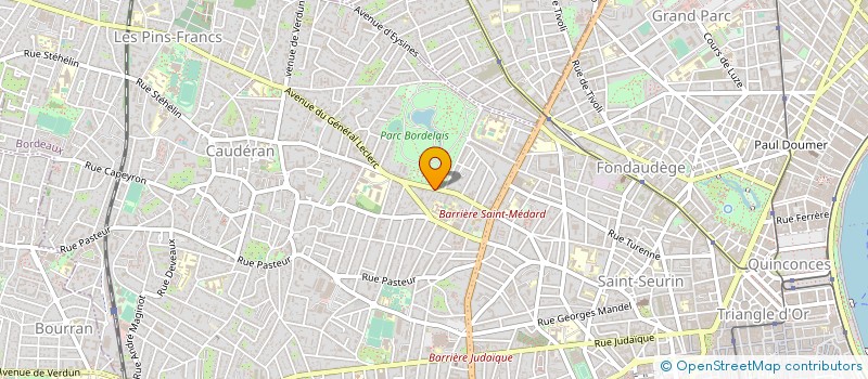 localisation de l'entreprise MONSIEUR JEROME BROCHET à BORDEAUX