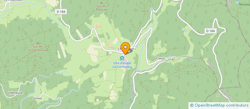 localisation de l'entreprise MONSIEUR JEROME BROCHIER  RIOTORD