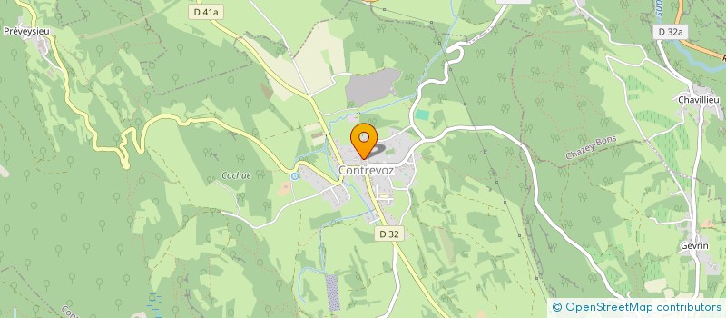 localisation de l'entreprise MONSIEUR JEROME BROD  CONTREVOZ