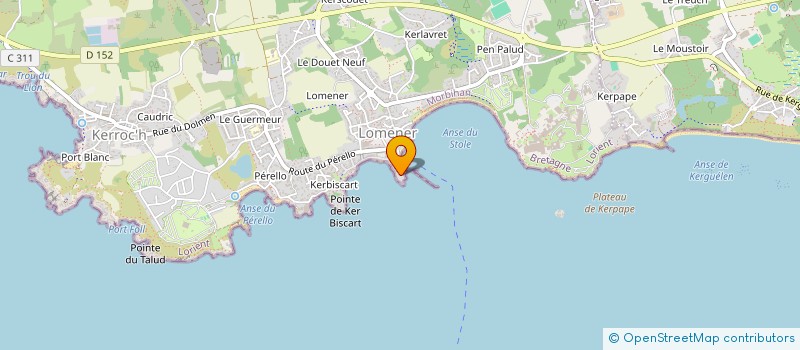 localisation de l'entreprise MONSIEUR JEROME BRODIN  PLOEMEUR