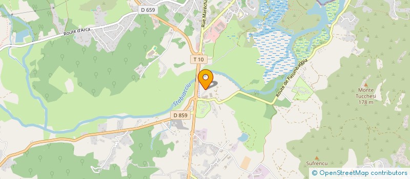 localisation de l'entreprise MONSIEUR JEROME BRODU  PORTO-VECCHIO