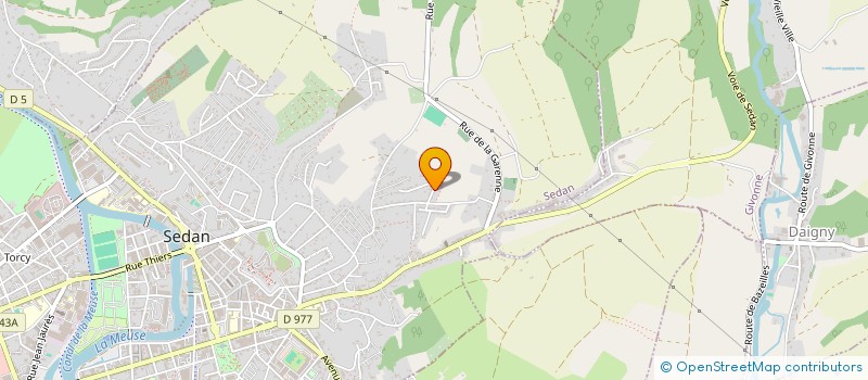 localisation de l'entreprise MONSIEUR JEROME BROTONNE  SEDAN