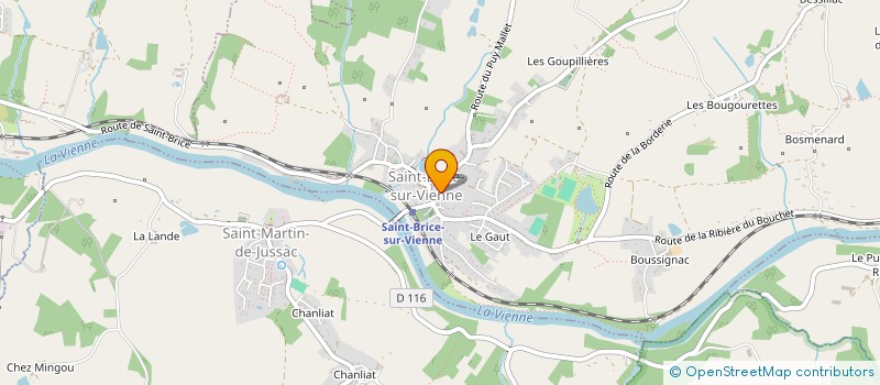 localisation de l'entreprise MONSIEUR JEROME BROUARD  SAINT-BRICE-SUR-VIENNE