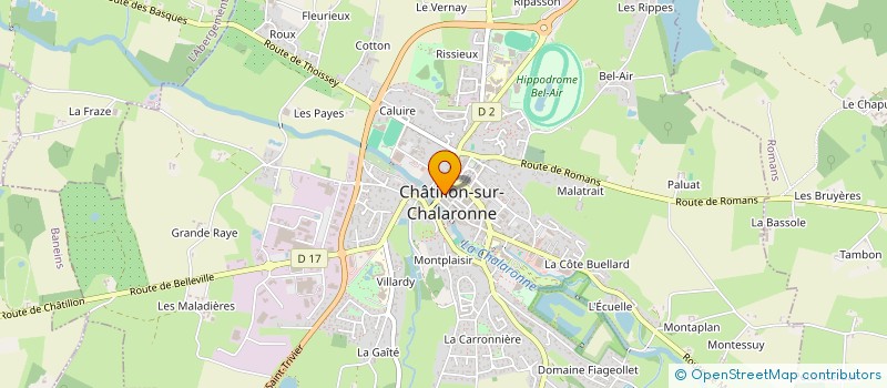 localisation de l'entreprise MONSIEUR JEROME BROYER à CHATILLON-SUR-CHALARONNE
