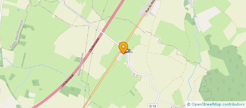 localisation de l'entreprise MONSIEUR JEROME BROYEZ  AUBONCOURT-VAUZELLES