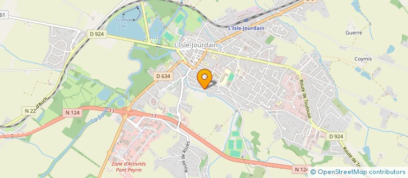 localisation de l'entreprise MONSIEUR JEROME BRU  L'ISLE-JOURDAIN