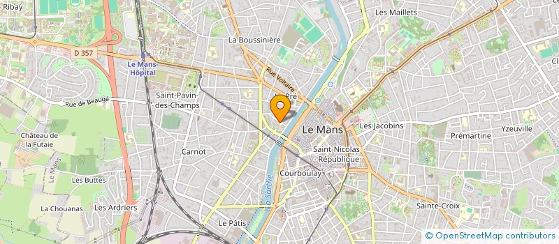 localisation de l'entreprise MONSIEUR JEROME BRUNEAU  LE MANS