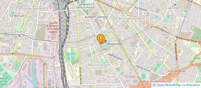 localisation de l'entreprise MONSIEUR JEROME BRUNET  LYON