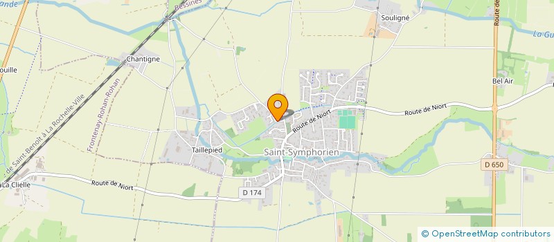 localisation de l'entreprise MONSIEUR JEROME BRUNET  SAINT-SYMPHORIEN