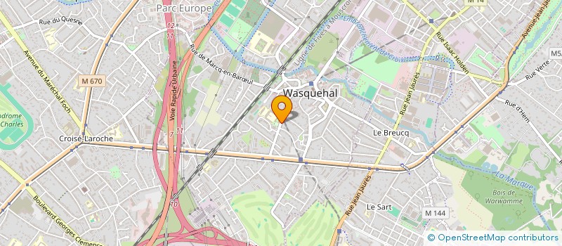 localisation de l'entreprise MONSIEUR JEROME BRUYERE  RONCQ