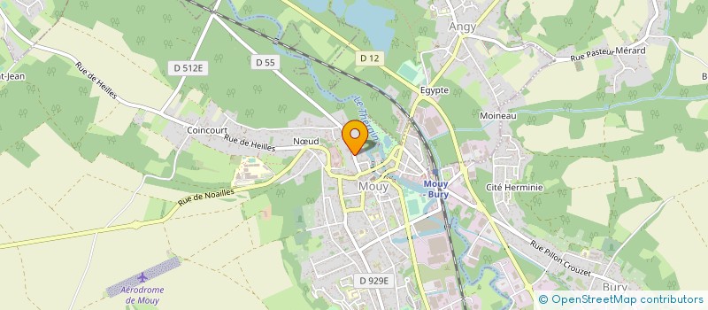 localisation de l'entreprise MONSIEUR JEROME BUIRON  MOUY