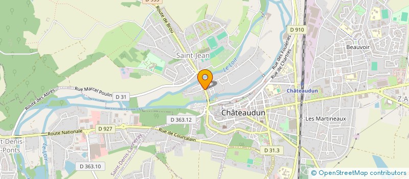 localisation de l'entreprise MONSIEUR JEROME BUISSON à CHATEAUDUN