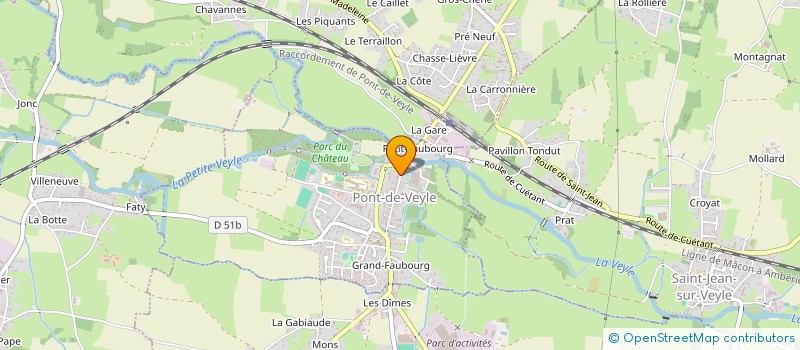 localisation de l'entreprise MONSIEUR JEROME BULLIAT à PONT-DE-VEYLE