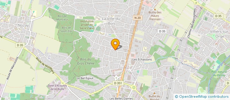 localisation de l'entreprise MONSIEUR JEROME BURGUET à LA VILLE-DU-BOIS