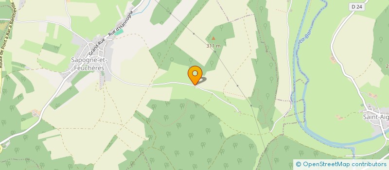 localisation de l'entreprise MONSIEUR JEROME BUTTEZ à SAPOGNE-ET-FEUCHERES