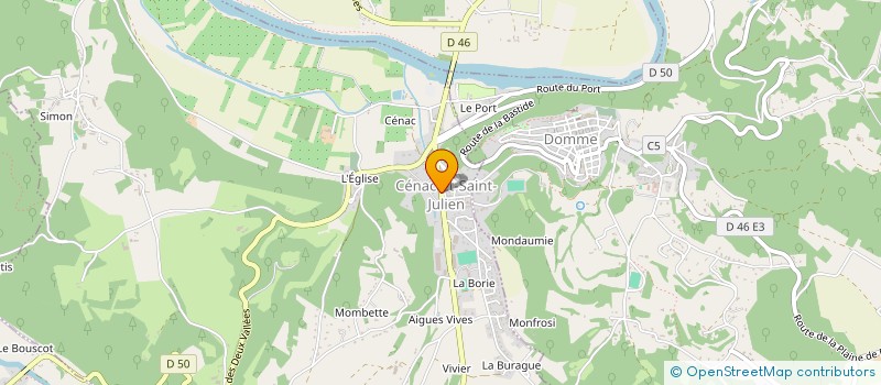 localisation de l'entreprise MONSIEUR JEROME CABASSU à CENAC ET SAINT JULIEN