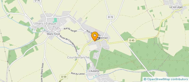 localisation de l'entreprise MONSIEUR JEROME CADONNA  ILLIERS-L'EVEQUE