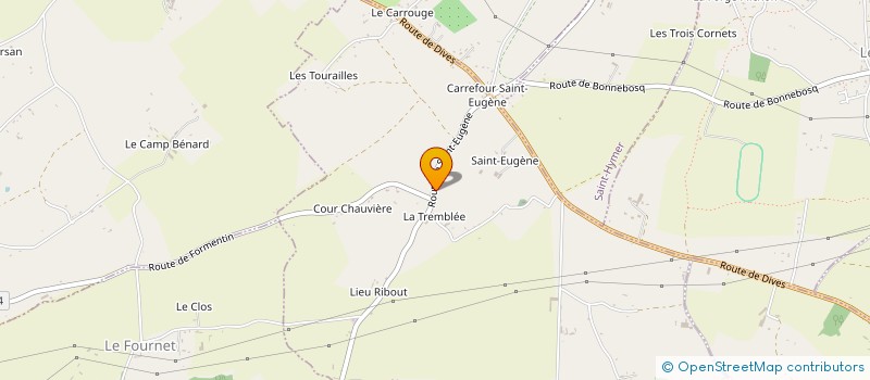 localisation de l'entreprise MONSIEUR JEROME CAHAIGNE  FORMENTIN