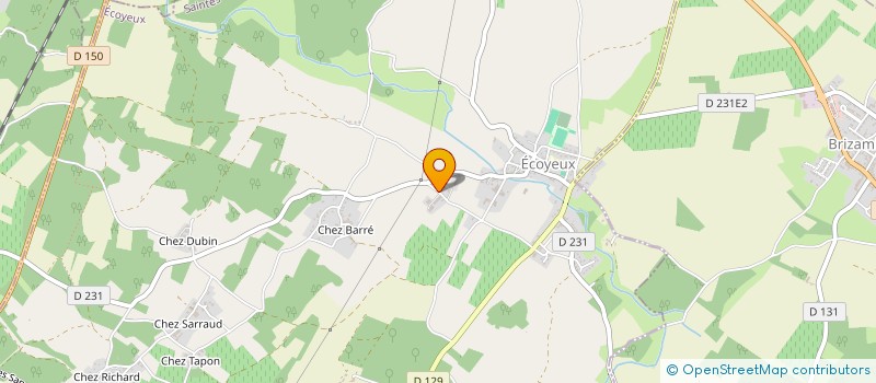 localisation de l'entreprise MONSIEUR JEROME CAILLAULT  ECOYEUX