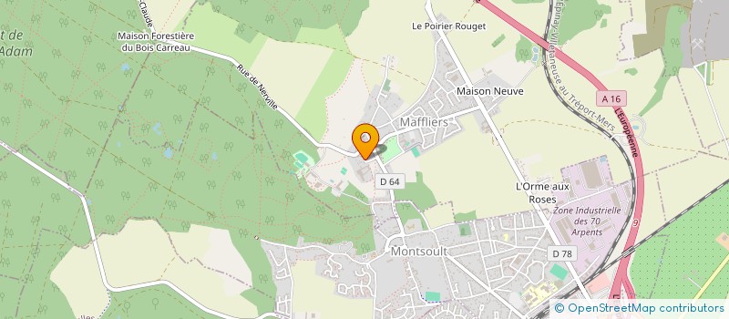 localisation de l'entreprise MONSIEUR JEROME CAILLE à BAILLET-EN-FRANCE