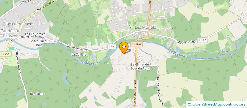 localisation de l'entreprise MONSIEUR JEROME CAILLIERE  MONTHOU-SUR-BIEVRE