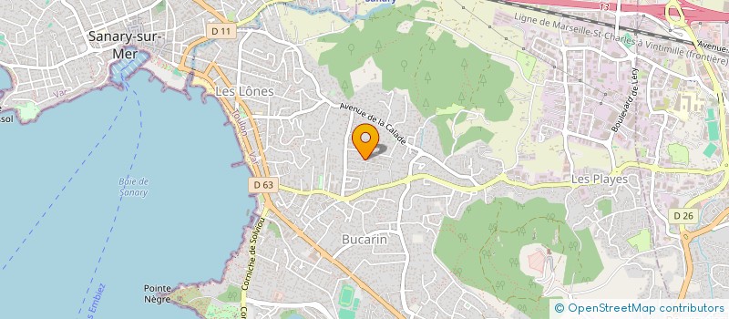 localisation de l'entreprise MONSIEUR JEROME CALABRESE  SIX-FOURS-LES-PLAGES