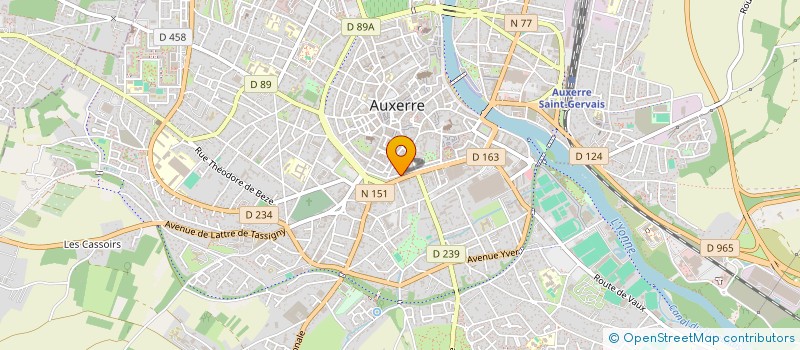 localisation de l'entreprise MONSIEUR JEROME CALAMIA à AUXERRE