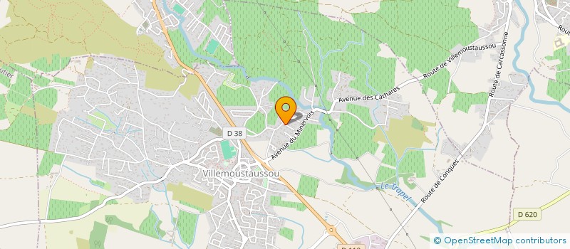 localisation de l'entreprise MONSIEUR JEROME CALAS  VILLEMOUSTAUSSOU