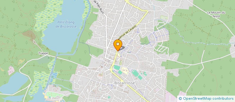 localisation de l'entreprise MONSIEUR JEROME CALBRY  BISCARROSSE