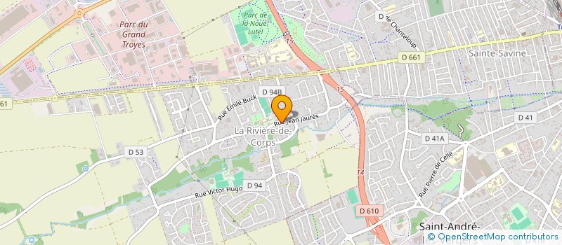 localisation de l'entreprise MONSIEUR JEROME CALLOT  LA RIVIERE DE CORPS