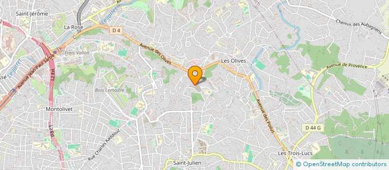localisation de l'entreprise MONSIEUR JEROME CAMOIN à MARSEILLE