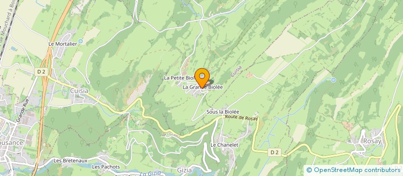 localisation de l'entreprise MONSIEUR JEROME CAMUSET  GIZIA