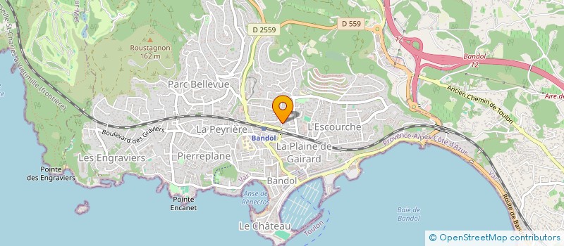 localisation de l'entreprise MONSIEUR JEROME CANARD-SANDRIN à BANDOL