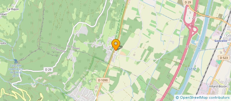 localisation de l'entreprise MONSIEUR JEROME CANAUD  LE TOUVET