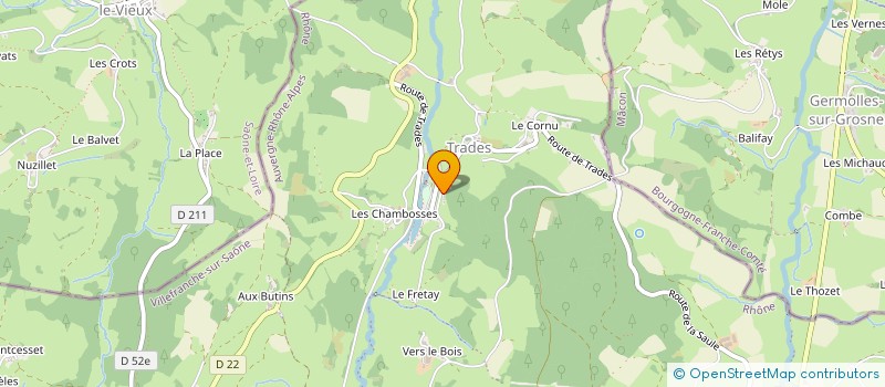 localisation de l'entreprise MONSIEUR JEROME CANNET  DEUX-GROSNES