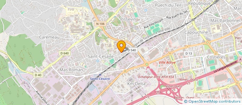 localisation de l'entreprise MONSIEUR JEROME CANONGE  NIMES