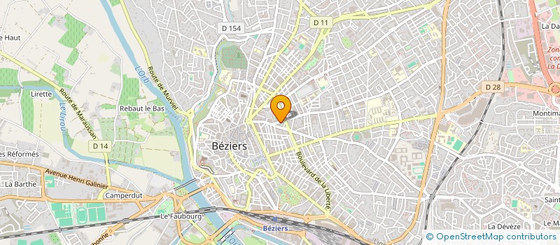localisation de l'entreprise MONSIEUR JEROME CANTAGREL à BEZIERS