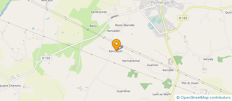 localisation de l'entreprise MONSIEUR JEROME CANTIN  PLUMERGAT